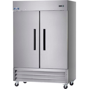 REACH IN FREEZER, 2 DOOR, WHITE, 49 CU. FT., 54"W X 32-3/4"D X 82-3/4"H by Artic Air REACH IN FREEZER, 2 DOOR, WHITE, 49 CU. FT., 54"W X 32-3/4"D X 82-3/4"H by Artic Air