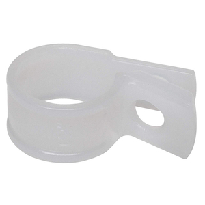CABLE CLAMP, 6/6 NYLON, NATURAL, 1/2 IN CABLE CLAMPING DIA., NATURAL by Approved Vendor