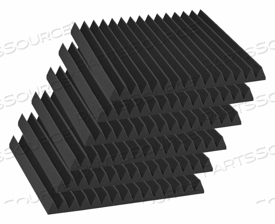 ACOUSTIC PANEL 2 FT W 2 FT L PK6 by Auralex ACOUSTIC PANEL 2 FT W 2 FT L PK6 by Auralex