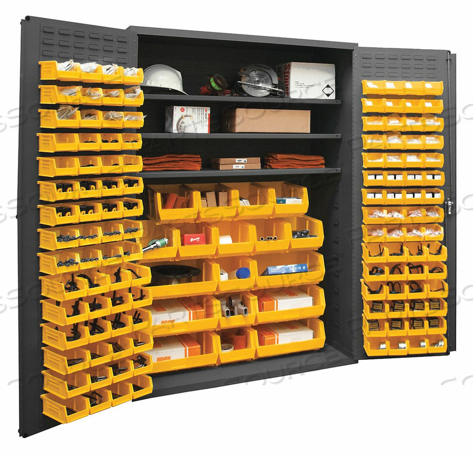 BIN CAB LOUVERED/SHELVING 72 H 48 W 24 D by Durham Manufacturing Company BIN CAB LOUVERED/SHELVING 72 H 48 W 24 D by Durham Manufacturing Company