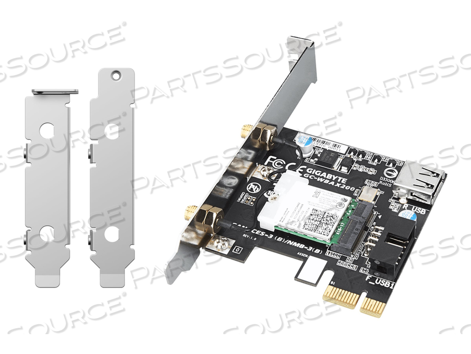 QXP-W6-AX200, NETWORK ADAPTER, PCIE 2.0, 802.11AC, BLUETOOTH 5.0, 802.11AX (WI-FI 6), FOR TS-1232, 1277, 253, 453, 473, 677, 832, 853, 877, by QNAP Security QXP-W6-AX200, NETWORK ADAPTER, PCIE 2.0, 802.11AC, BLUETOOTH 5.0, 802.11AX (WI-FI 6), FOR TS-1232, 1277, 253, 453, 473, 677, 832, 853, 877, by QNAP Security