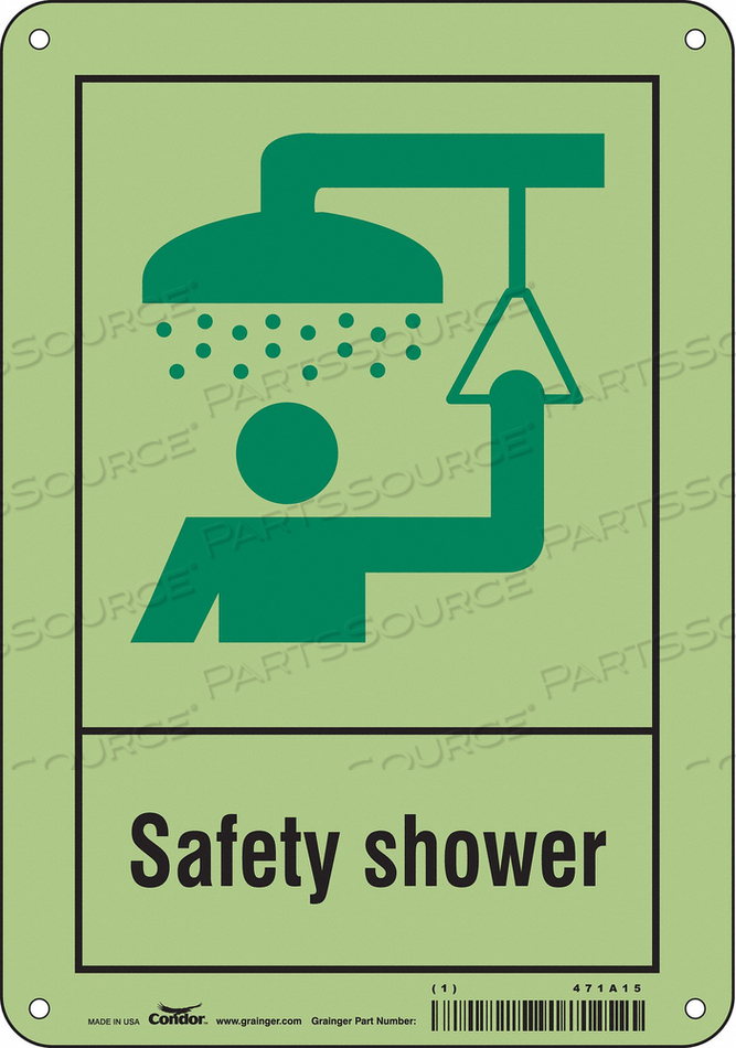 SAFETY SIGN 7 W X 10 H 0.070 THICK 