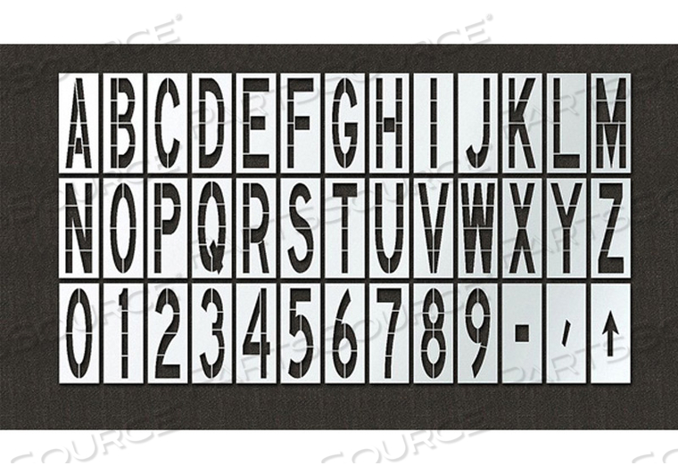 AIRPORT PAVEMENT STENCIL KIT 120 IN by RAE Products & Chemicals Corp. AIRPORT PAVEMENT STENCIL KIT 120 IN by RAE Products & Chemicals Corp.
