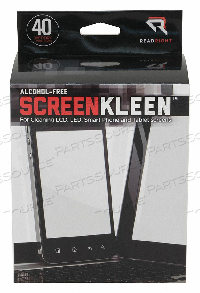 SCREEN WIPES PK40 by Read Right