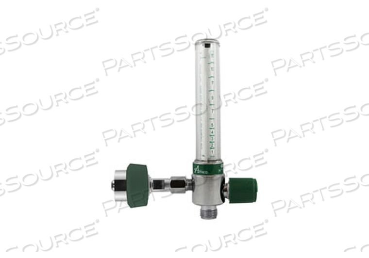 OXYGEN FLOWMETER, 0 TO 15 LPM FLOW, POLYCARBONATE, DISS FEMALE HANDTIGHT, 50 PSI, 0.5 AT 0 TO 5 LPM, 1 AT 5 TO 15 LPM GRADUATION, 70 DEG F by Precision Medical, Inc. OXYGEN FLOWMETER, 0 TO 15 LPM FLOW, POLYCARBONATE, DISS FEMALE HANDTIGHT, 50 PSI, 0.5 AT 0 TO 5 LPM, 1 AT 5 TO 15 LPM GRADUATION, 70 DEG F by Precision Medical, Inc.