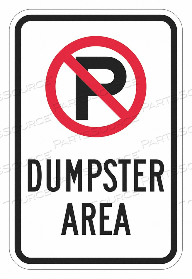 NO PARKING SIGN 18 H 12 W ALUMINUM by Lyle Signs Inc. NO PARKING SIGN 18 H 12 W ALUMINUM by Lyle Signs Inc.