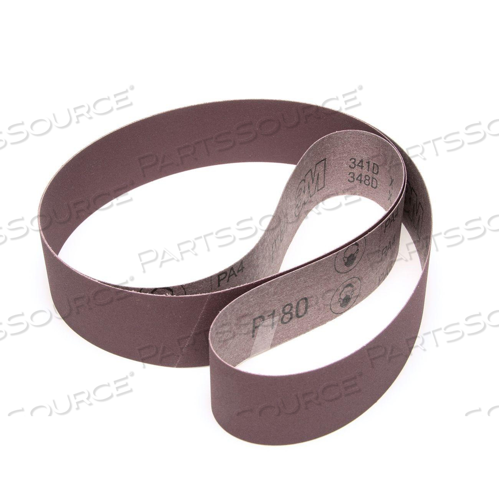 7010326172 3M™ 341D BELT, COATED, 48 INCH L, 2 INCH W, P320 GRIT, AO, CLOTH by 3M Consumer