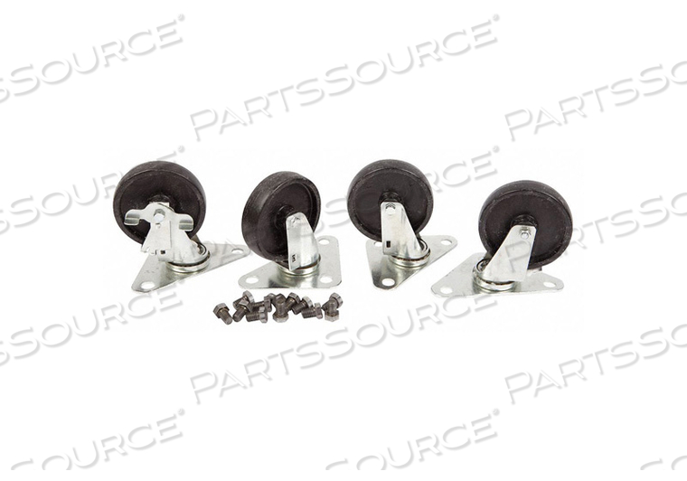 W/ PLATE CASTER SET W/ PLATE CASTER SET