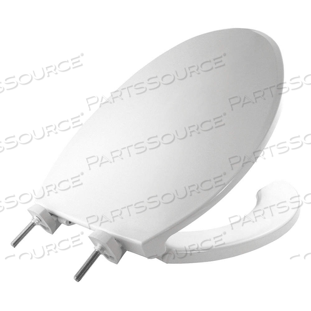 TOILET SEAT OPEN FRONT STANDARD WHITE by Bemis