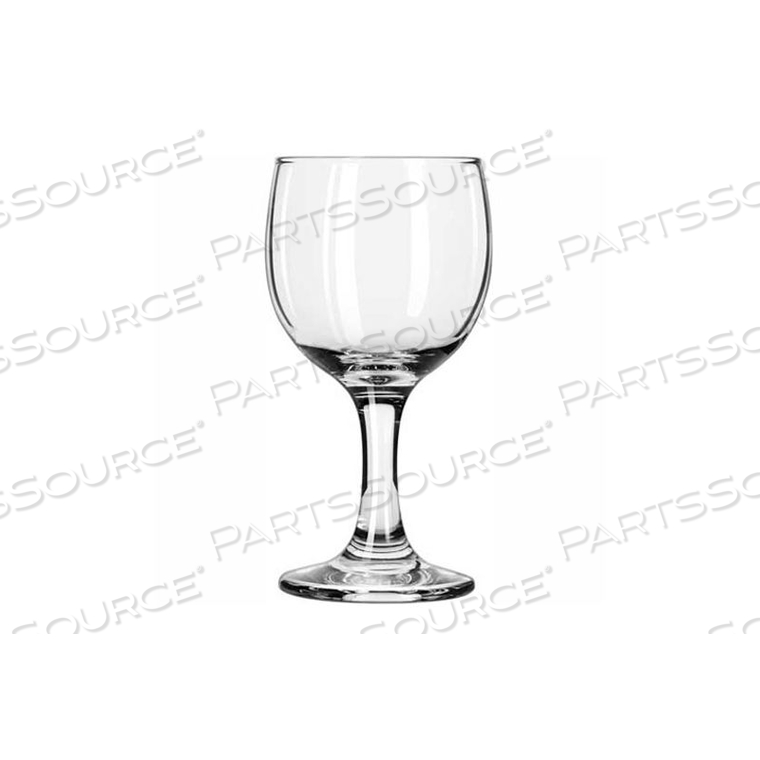 GLASS EMBASSY WINE 6.5 OZ., 24 PACK by Libbey Glass