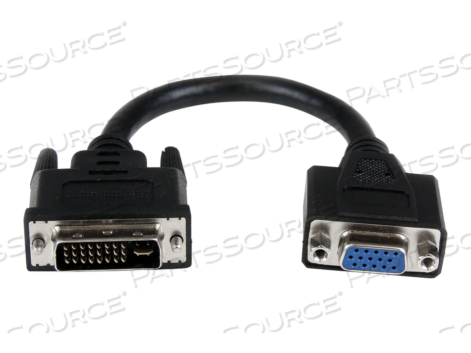 8 IN DVI TO VGA CABLE ADAPTER - DVI-I MALE TO VGA FEMALE by StarTech.com Ltd.