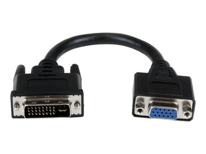 8 IN DVI TO VGA CABLE ADAPTER - DVI-I MALE TO VGA FEMALE by StarTech.com Ltd.