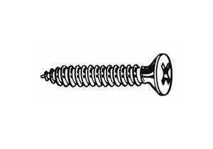 SHEET METAL SCREW, #6 SIZE, 3/4 IN LG, 18-8 STAINLESS STEEL, PLAIN, FLAT, PHILLIPS, PHILLIPS by Fabory