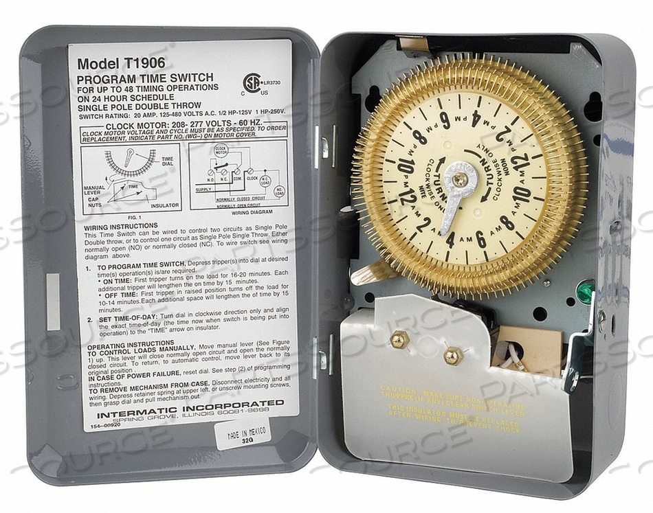 ELECTROMECHANICAL TIMER MULTI OPERATION by Intermatic ELECTROMECHANICAL TIMER MULTI OPERATION by Intermatic
