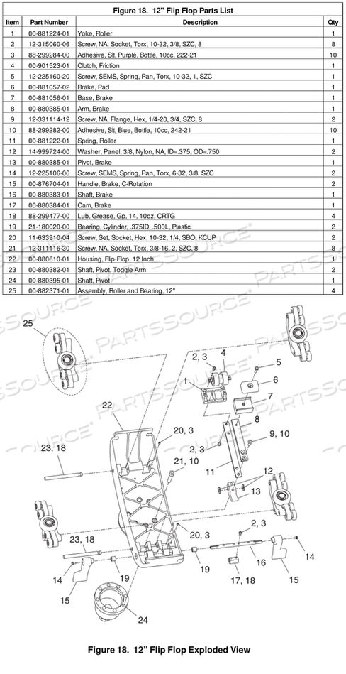12" ROLLER AND BEARING ASSY 12" ROLLER AND BEARING ASSY