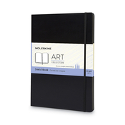 ART COLLECTION WATERCOLOR ALBUM, BLACK COVER, 5 X 8.25, 111 LB TEXT PAPER STOCK, 48 SHEETS by Moleskine