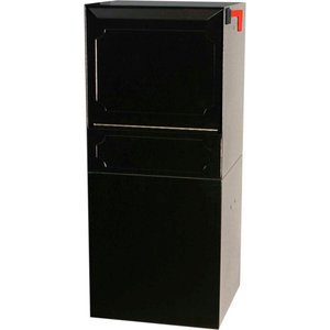 PARCEL PROTECTOR VAULT MAILBOX AND PARCEL DROP DVU0050 - REAR ACCESS - BLACK by Dvault Company