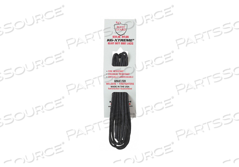 BOOT AND SHOE LACES 54 BLACK PR by KG's Boot Guard BOOT AND SHOE LACES 54 BLACK PR by KG's Boot Guard