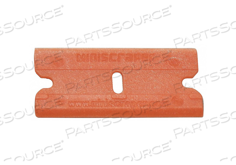SCRAPER BLADE ORANGE PLASTIC PK25 by Miniscraper SCRAPER BLADE ORANGE PLASTIC PK25 by Miniscraper