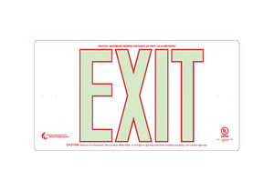 EXIT SIGN 15-1/4 W 8-1/2 H 0.118 THICK by Skilcraft