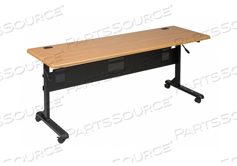 MOBILE TABLE RECTANGLE TEAK 72 W 