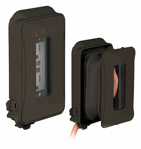 WHILE IN USE WEATHERPROOF COVER BRONZE by Taymac