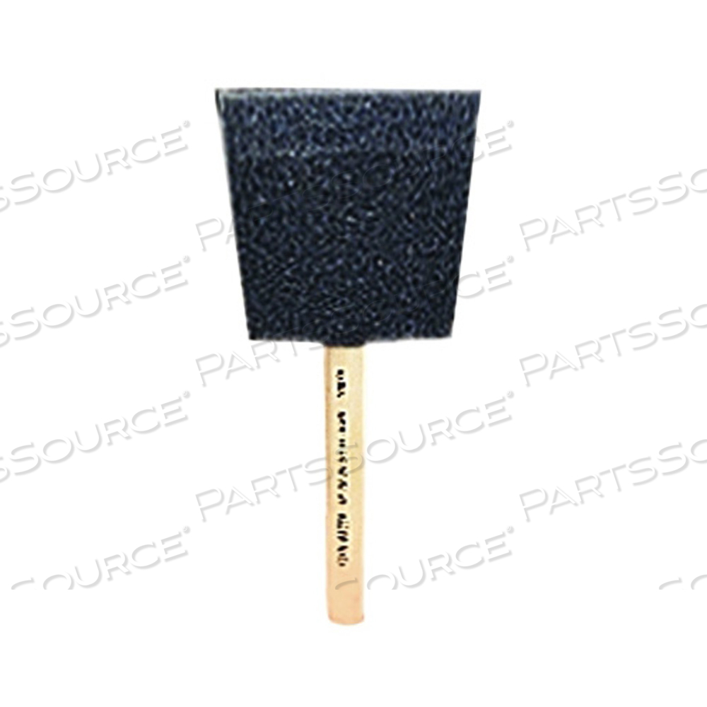 FOAM BRUSH, 1 IN W, WOOD HANDLE by Linzer Products