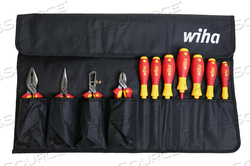 11 PIECE INSULATED INDUSTRIAL PLIERS AND SCREWDRIVER SET by Wiha Tools 11 PIECE INSULATED INDUSTRIAL PLIERS AND SCREWDRIVER SET by Wiha Tools