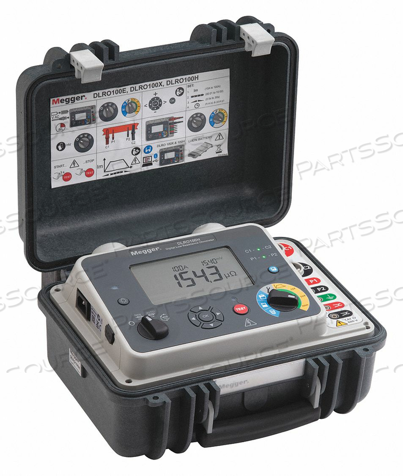 LOW RESISTANCE OHM METER USB INTERFACE by Megger LOW RESISTANCE OHM METER USB INTERFACE by Megger