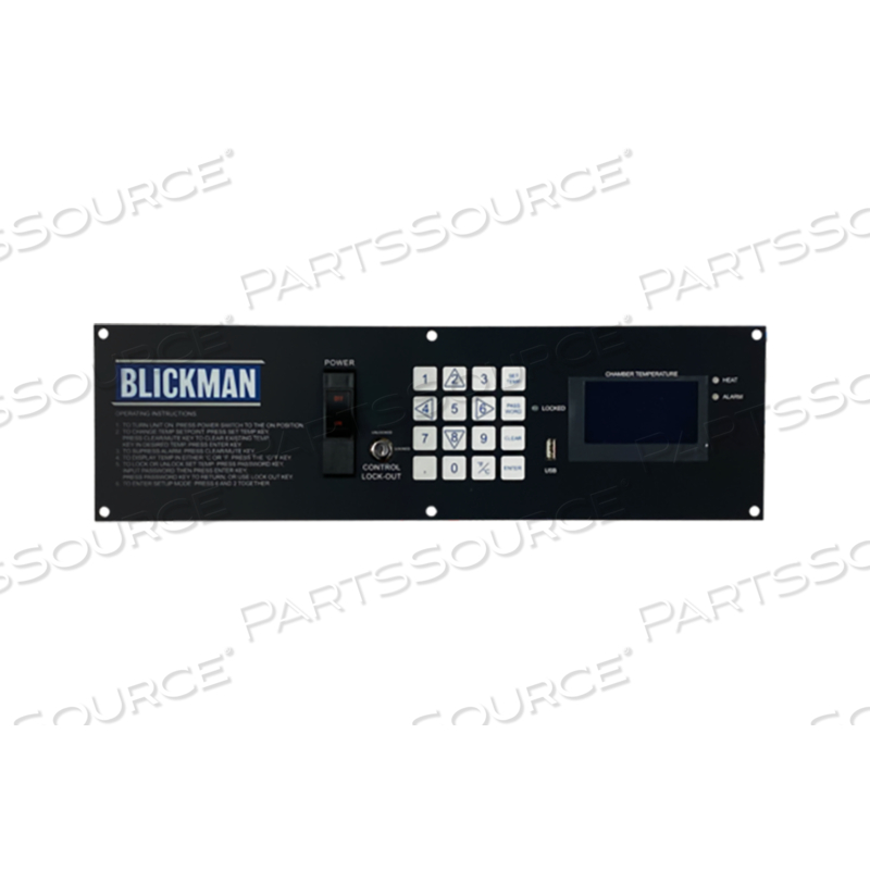 CONTROLLER, SINGLE, BW PID/USB REMOTE, UL 873 STANDARDS, FOR SINGLE WITH USB, WIFI, ETHERNET READY by Blickman