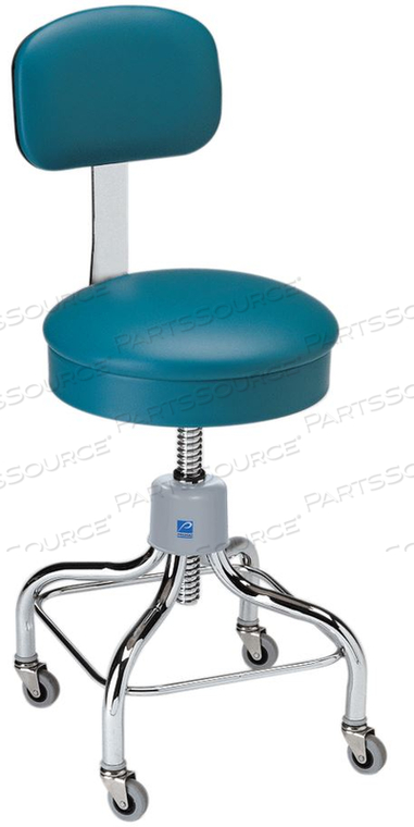 STOOL, WITH SCREW SHAFT, ROUND SEAT, BEIGE by Pedigo Products, Inc. STOOL, WITH SCREW SHAFT, ROUND SEAT, BEIGE by Pedigo Products, Inc.