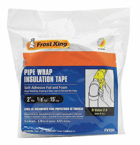 PIPE WRAP 1/8 IN T 2 IN W X 15 FT. by Thermwell Products Co., Inc.