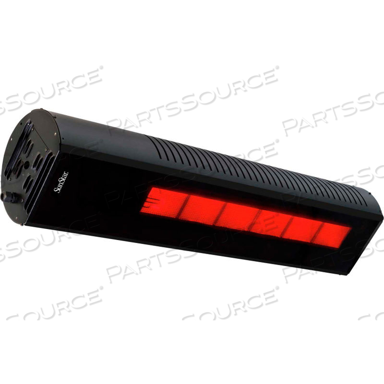 GLASS NATURAL GAS INFRARED PATIO HEATER - - TWO STAGE - 35000 BTU by Sunstar Heating Products Inc