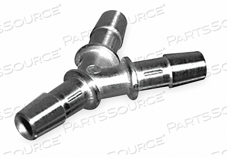 Y CONNECTOR 3/8 IN BARBED 316L SS by Eldon James Corporation