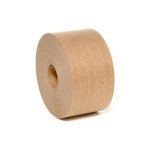 MEDIUM DUTY REINFORCED WATER ACTIVATED KRAFT TAPE 3" X 375' TAN by Holland Manufacturing Company, Inc. MEDIUM DUTY REINFORCED WATER ACTIVATED KRAFT TAPE 3" X 375' TAN by Holland Manufacturing Company, Inc.