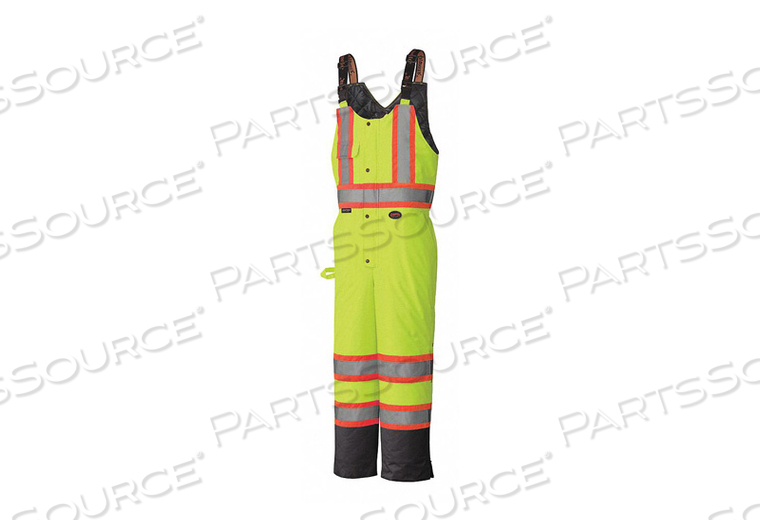 QUILTED BIB PANT HI-VIS YELLOW M 