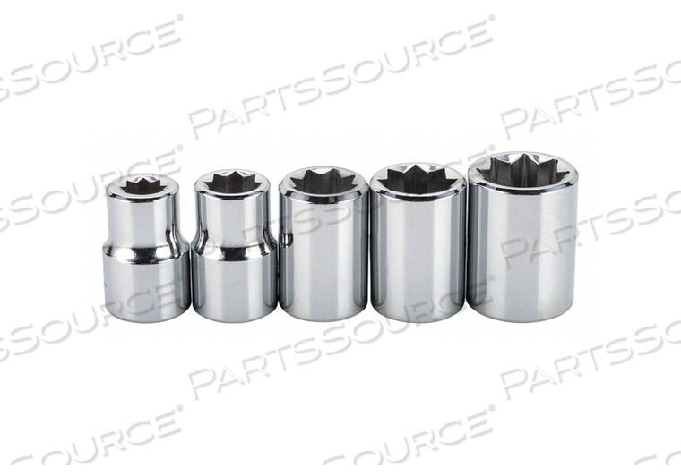 SOCKET SET SAE 3/8 IN DR 5 PC by Proto SOCKET SET SAE 3/8 IN DR 5 PC by Proto