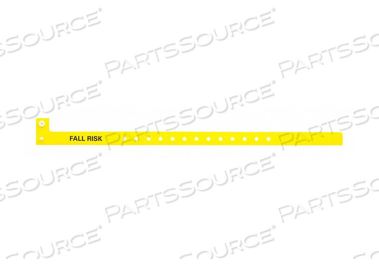 ID WRISTBAND 12-7/8 IN L FALL RISK PK500 by Identiplus