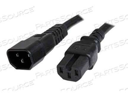 6FT (1.8M) HEAVY DUTY EXTENSION CORD W/ IEC 60320 C14 TO C15 CONNECTORS, 250V AT by StarTech.com Ltd.