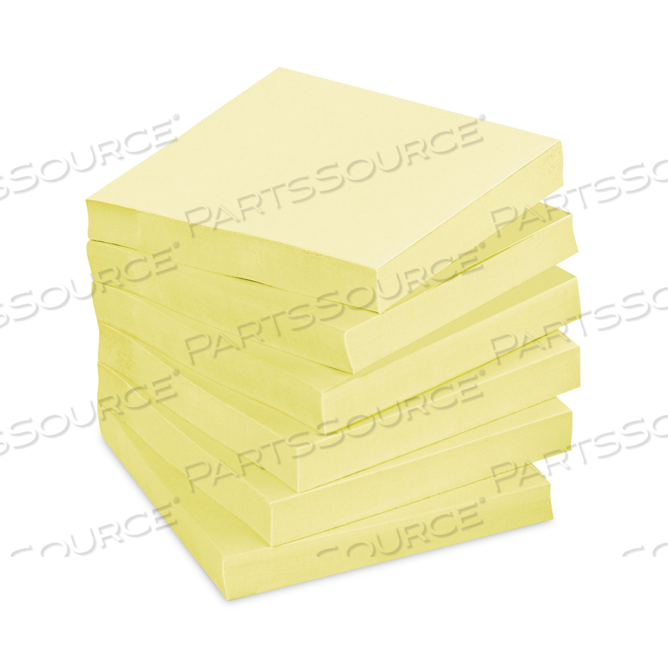 PADS IN CANARY YELLOW, 3" X 3", 90 SHEETS/PAD by 3M Consumer