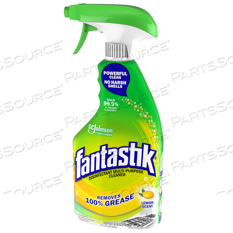 DISINFECTANT MULTI-PURPOSE CLEANER LEMON SCENT, 32 OZ SPRAY BOTTLE by Fantastik