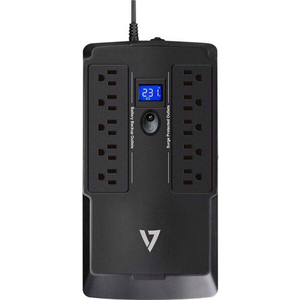 V7 UPS 750VA DESKTOP BATTERY BACKUP SYSTEM WITH 10 OUTLETS (5 BATTERY BACKUP + 5 SURGE) by Ingram Micro Inc.