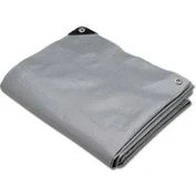 TRS2020 ALLIANCE SUPER DUTY POLY TARP, GAUGE: 10 MIL, SIZE: 20 X 20, SILVER by Kotap