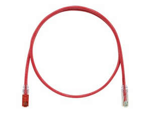 PANDUIT TX6 PLUS KEYED - PATCH CABLE - RJ-45 (M) TO RJ-45 (M) - 7 FT - UTP - CAT 6 - BOOTED, SNAGLESS, STRANDED - RED by Panduit
