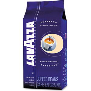 SUPER CREMA ESPRESSO COFFEE, REGULAR, 35.2 OZ. BAG, VACUUM PACKED WITH ONE WAY VALVE by Lavazza