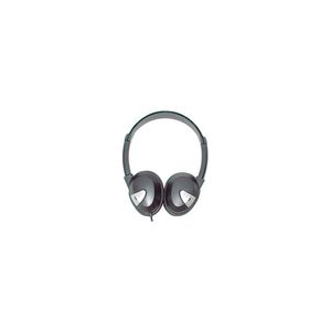 HEADPHONES WITH VINYL EARPADS AND ADJUSTABLE HEADBAND BLACK by Avid Products