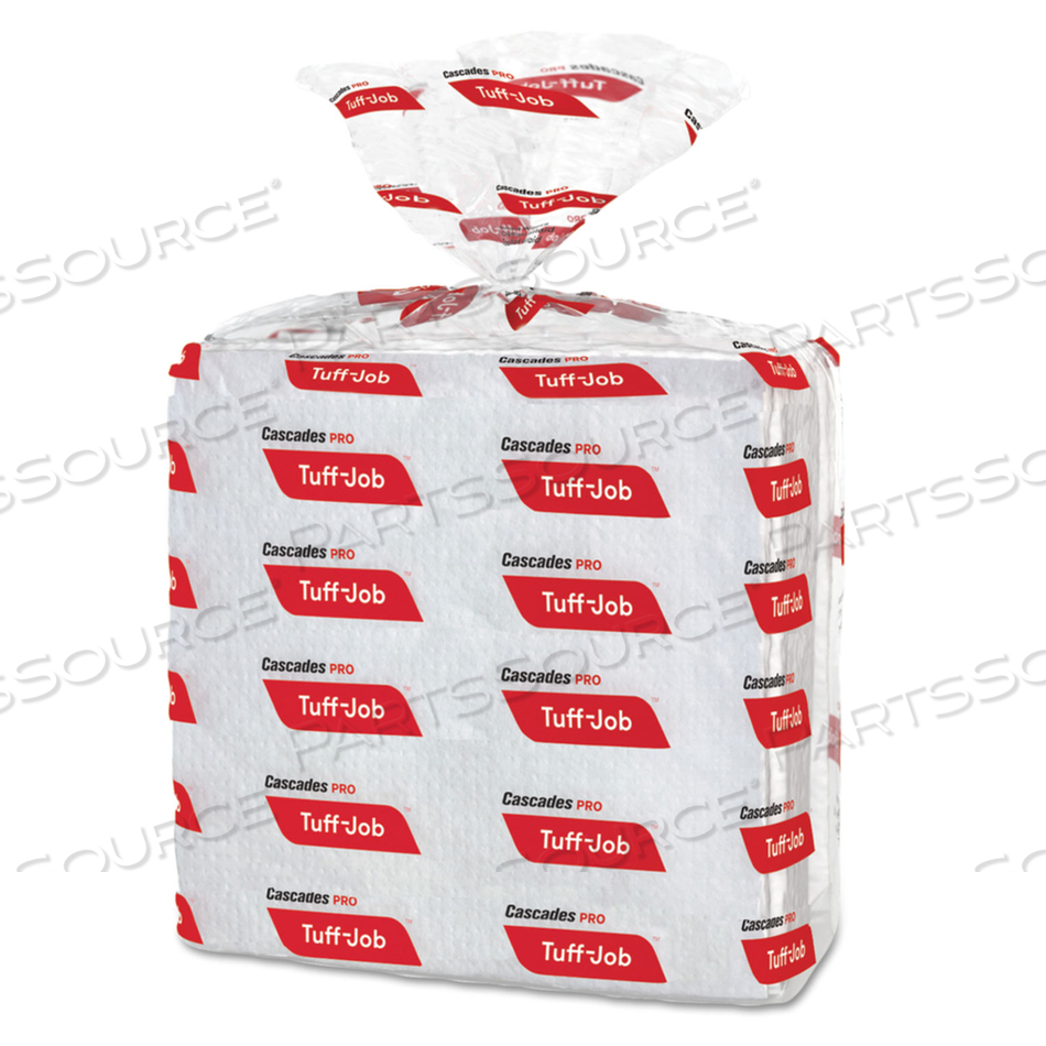 TUFF-JOB S600 HIGH PERFORMANCE WIPERS, 12 X 13, 50/BAG by Cascades PRO TUFF-JOB S600 HIGH PERFORMANCE WIPERS, 12 X 13, 50/BAG by Cascades PRO