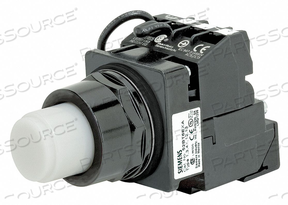 ILLUMINATED PUSH BUTTON 30MM 1NO 240VAC by Siemens