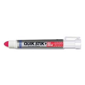 QUIK STIK+ OILY SURFACE MINI SOLID PAINT MARKER, 5/16 IN DIA MEDIUM BULLET, RED by Nissen QUIK STIK+ OILY SURFACE MINI SOLID PAINT MARKER, 5/16 IN DIA MEDIUM BULLET, RED by Nissen
