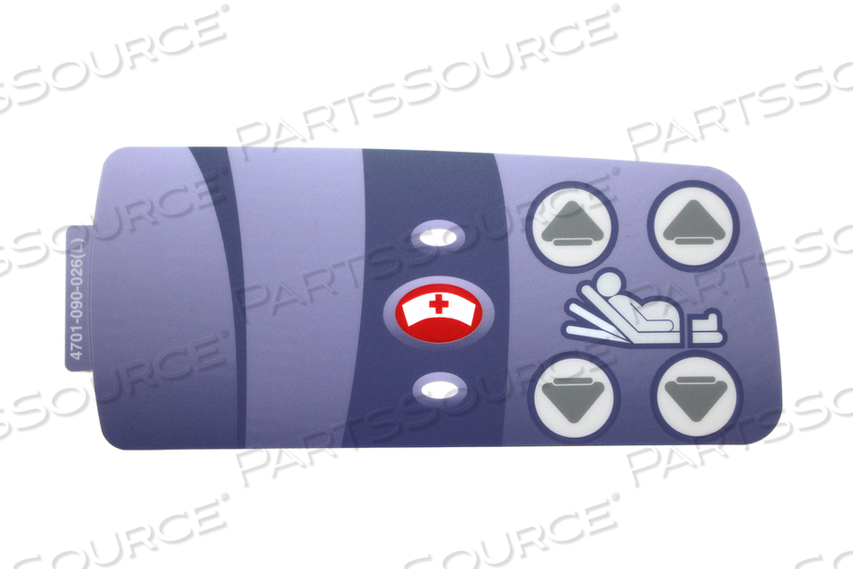 LABEL, LEFT INNER NC, FOR USE WITH: FOR MODEL LD304 BIRTHING BED by Stryker Medical